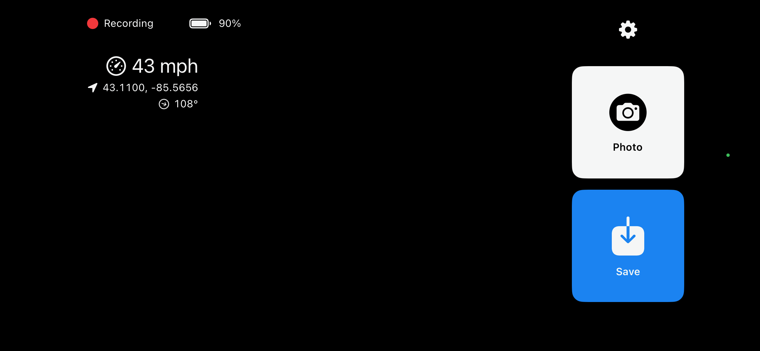 Hidden video preview while driving